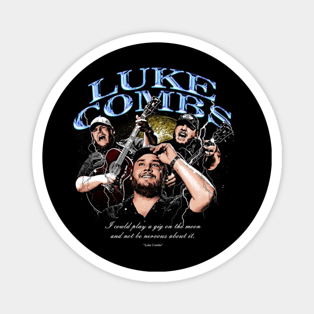 luke combs Magnet by loko.graphic